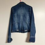 Old Navy Vintage Y2k  Denim Blazer Jacket‎ with Cuffs Large Buttons Size M Photo 1