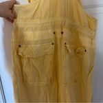Free People  Gracie Skirtall Size M in Golden Haze Yellow Photo 4