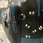 Coach Disney X Spooky Eyes Dark Fairytale Black Leather BackPack Photo 2