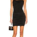 superdown Sonya Bustier Mesh Dress in Black Photo 0