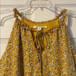 Miami  Mini Dress Mustard Yellow & White Floral Medium Photo 1