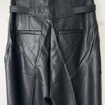 Anthropologie Maeve Faux Leather Tapered Pleated Pants, Size 2 Photo 13