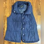 Forever 21  Navy Blue Puffer Vest small S Photo 5