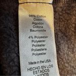 Michael Stars Pullover Fleece Tie Dye Sweatshirt Women's Large Navy Cotton Cozy Photo 5