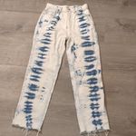 PacSun  Tie Dye High Waisted Straight Leg Jeans size 23 Photo 0
