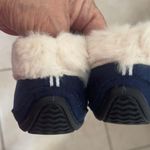 Nautica New  Navy Suede Sherpa Lined Moccasins Loafers size 6 Photo 2
