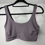 Free People  Movement Women's Medium Low Impact Sports Bra Gray Scoop Neck Yoga Photo 0