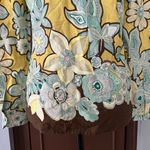 Max Mara Weekend retro floral embroidered button down shirt Photo 4
