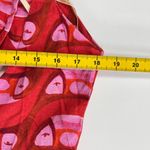 Farm Rio NOWT  Linen blend Copabanana Wrap Mini Dress Red Pink Size L Photo 15