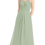 Azazie NWT  Cecilia Dress In Pearl Pink Sz 4 Photo 0