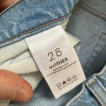 MOTHER Denim SNACKS! The Fun Dip Puddle Jean in Lost of Nibbles Size 28 Waist Blue Photo 12