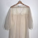 Vintage appel ladies sheer lace sexy lingerie nightgown robe size medium Photo 11