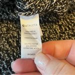 Athleta  Women Medium Black White V-neck Sweater‎ Long Sleeve Athleisure Winter Photo 2