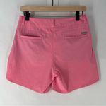 Adidas Pink Lightweight Stretch Performance Women's High Rise Midi Shorts Size 4 Photo 8