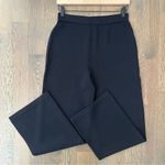 St. John Basics Wool Rayon Santana Straight Leg Knit Pant in Black Size 8 / M Photo 5