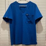 FIGS Lot of 2 Technical Collection Royal Blue V Neck Catarina Scrub Top size XL Photo 7