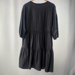 ZARA  Pleated Dress in Dark Grey Size‎ Medium Photo 2