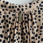 BEACHGOLD Chelsea Animal Print Romper in Brown Motif Size Medium Tan Photo 9