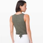 Lululemon NWT  Time To Restore Tank in Grey Sage Size 2 Photo 2