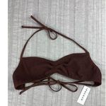 PacSun NWTS Storm Reid x Eco Brown Luna Scrunch Balconette Bralette Bikini Top Photo 5