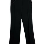 Saks 5th Avenue Saks Fifth Avenue Red Label Women’s Trousers Leather Detailing Black Size 0 Photo 2