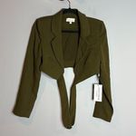 Torn By Ronny Kobo NWT  Zuna cropped blazer jacket Photo 0