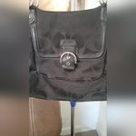 Coach  Black Signature Shoulder Bag Photo 15