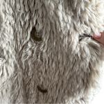 Free People  Honeypie Teddy Jacket‎ Shag Coat Large Photo 5