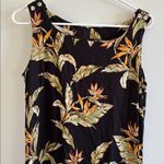 vintage Tori Richard Hawaiian Aloha midi dress tropical vacation cruise floral Size 6 Photo 2