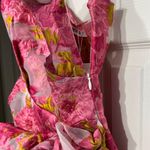 Showpo Bailey Dress in Pink Floral Photo 4