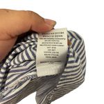 Listicle Blue and White Stripped Blouse, Size Large Photo 3