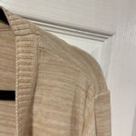 Faded Glory  Size XXL Oatmeal Beige Long Sleeve Open Front Ribbed Knit Cardigan Photo 2