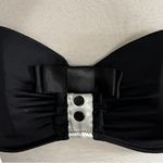 Beach Bunny Prim Proper Playboy Costume Tuxedo Tux Bow Tie Top Size Medium Photo 7