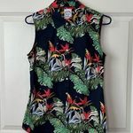 Brooks Brothers Women’s Tropical Button Down Collar Tank Top Size 4 Photo 0