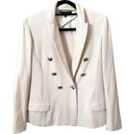 WEEKEND MAX MARA Textured One Button Blazer White Medium Photo 0