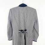 MISTY LANE Vintage Black And White Full Button Long Lined Blazer Dress, Size 10 Photo 10
