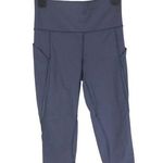 Lululemon  Womens Pace Perfect Crop 17" Midnight Navy Blue 4 Photo 0