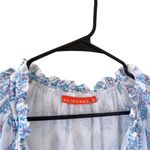 Oliphant Balloon Sleeve Dress In Lilac Selva Blue Photo 2