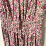 Old Navy Womens waist defined smocked Floral print midi Dress size Medium Photo 2