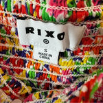 Rixo X Target Floral Smocked Swiss Dot Mini Dress with Pockets Size S Red Photo 9