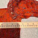 Patrons of Peace Boho Fairy Fall Dress Small Orange Festival Cottage Peasant Photo 12