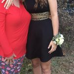 black formal short dress Size M Photo 2