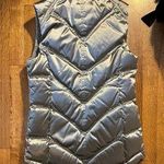 Athleta Silver Puffer Vest Photo 2