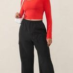 Athleta New Women's S Promenade High Rise Cargo Pant Black Small 472171 Photo 0