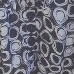 Allison Taylor Women Black White Circles Top Size XL Ruffle Front Puffed Sleeve  Photo 3