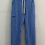 FIGS Yola FIONx Ciel Blue Skinny Scrub Pants Photo 3