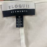 Eloquii  Elements Tiered Dress With Sleeve Lace Insert Size 18 New White Cotton Photo 8