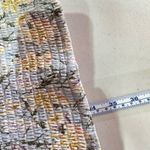 Y2K Woven Pin Women Floral Cutout Smocked Cinched Mini Dress Blue Large Coquette Photo 10