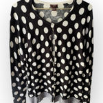 Escio boutique Black and White Polka Dot Cardigan Size L Photo 0