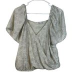 Women's EDEN IN LOVE HONOLULU HAWAII White Flounce Flowy V Photo 0